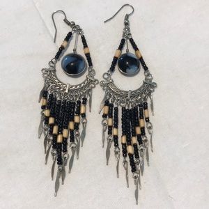 Beautiful Black and Silver Earrings!